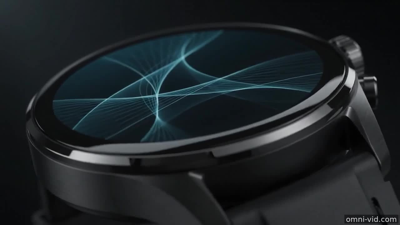 A cinematic close-up of a product reveal with eleg
